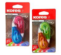 Kores Mouse Correction Tape Mini Metallic Style, Pack of 2 Standard 5m (Pack of