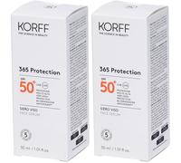 KORFF 365 Protection Siero Viso Spf 50+ 2x30 ml Siero
