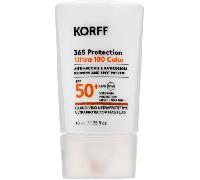 Korff 365 Protection Ultra 100 Color Fluido Viso Ultraprotettivo SPF50+ 40 ml