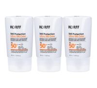 KORFF 365 Ultra 100 Color Fluido Viso SPF50+ 3x40 ml