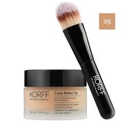 Korff Cure Make Up - Fondotinta in Crema Effetto Lifting N. 05, 30ml + Pennello