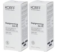 KORFF Depigmenting AA-PE Siero Viso 2x30 ml