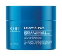KORFF Essential Pure Maschera 2 In 1 Purificante E Scrub 50 ml Mascher