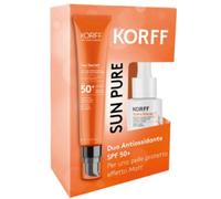 Korff - Fluido Solare Viso Opacizzante Spf50+ e Siero Viso Idratante Omaggio Confezione 50 Ml e 10 Ml
