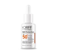 Korff - Sun Care 365 Protection SPF50+ Siero Viso Colorato - Crema colorata viso,Siero antirughe,Protezione solare viso
