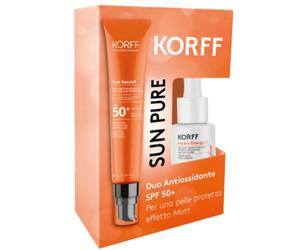 Korff Sun Pure Fluido Anti-macchie Spf50+ E Siero Hydra Energy