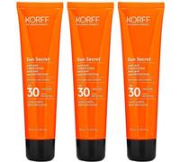 KORFF Sun Secret Latte Solare Protettivo Ed Anti-age Spf 30 3x100 ml