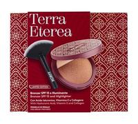 Korff Terra Eterea Limited Edition 2025, Polvere compatta con texture impalpabile e profumazione di vaniglia con Acido Ialuronico, Vitamina E, Collagene, Filtri solari, 15 gr
