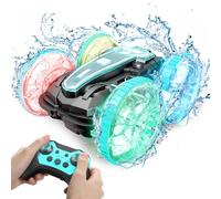 Korffe Macchina Telecomandata, 2.4GHZ Macchina Radiocomandata per Bambini 4WD 360°Rotazione Stunt Car Offroad RC Veicolo Giochi All'aperto & Regali di Compleanno