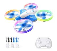 Korffe Mini Drone per Bambini Giocattoli da 6 7 8 9 10+ Anni Ragazzi, RC Aereo Giocattolo Drone per Bambini e Principianti con Luci LED Regali per Interni ed Esterni per Ragazzi e Ragazze