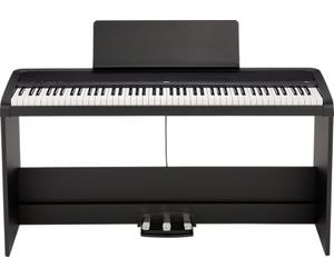 KORG - B2+SP BK Pianoforte Digitale con Stand e Pedaliera; 88 Tasti Pesati Natural Weighted Hammer Action; Suono Pianoforte Acustico; Speaker Integrati; USB MIDI; Piano Digitale Home