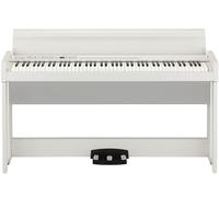 Korg C1-WH - Pianoforte digitale 88 tasti con supporto, colore: Bianco