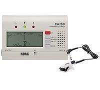 Korg (korugu) Kuromatikku Tuner Ca - 50 + microfono a contatto cm - 300 - WHBK Set