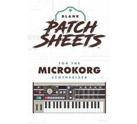 Korg MicroKORG Blank Patch Sheets Notebook: Become a more organized songwriter with this Blank Patch Sheet notebook so you can spend more time creating and less time forgetting.