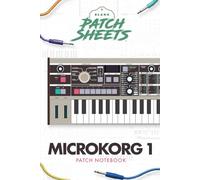 Korg MicroKORG Blank Patch Sheets Notebook: Become a more organized songwriter with this Blank Patch Sheet notebook so you can spend more time creating and less time forgetting.