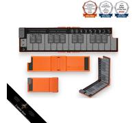 Korg nanoKEY Fold Keyboard Lava Orange LO Foldable MIDI Controller JP Nuovo