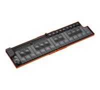 Korg Nanokey Fold Lava Orange Midi Controller 25 tasti tastiera smartphone...