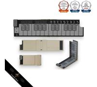 Korg nanoKEY Tastiera Pieghevole Sand Beige SB Pieghevole MIDI Controller Gia...