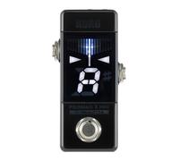 KORG - PB-X-MINI TUNER Accordatore Cromatico a Pedale, Passaggio TRUE BYPASS e ULTRA BUFFER, LED Meter Luminosità Regolabile, 4 Modalità di Visualizzazione, Just-Right Tuning Integrato, Colore Nero