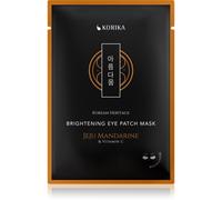 KORIKA Korean Heritage Brightening Eye Patch Mask Jeju Mandarine & Vitamin C maschera illuminante per il contorno occhi 2 pz