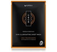 Korika Korean Heritage Mandarino e Vitamina B di Jeju 25 g - Maschera in Tessuto