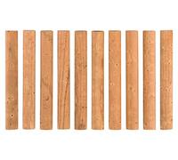 Kork-Deko Set di 10 Bastoncini di Sughero e Bacchette, 6 mm di Diametro, per la Produzione di Esche in Sughero Naturale per Baits & Boilies, Equilibrio e galleggiamento per Pesci da Esca
