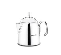 Korkmaz A282 - Teiera turca per piano cottura, in acciaio inox 18/10, con manici in metallo, bollitore da 700 ml