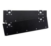KORN Case 2 coperchi per rack da 19 pollici senza coperchio, 3 U / 60 cm, colore nero