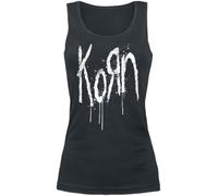 KORN Freak Splatter Donna Top Nero M 100% Cotone Regular