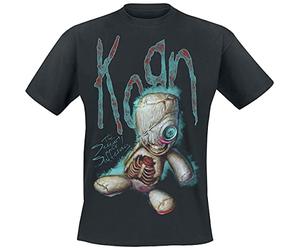 KORN New Doll Unisex T-Shirt Nero 100% Cotone Regular