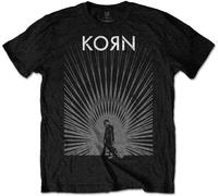 Korn - T-Shirt # M Unisex Black # Radiate Glow