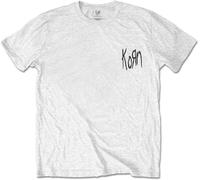 Korn - T-Shirt # Xxl Unisex White # Scratched Type