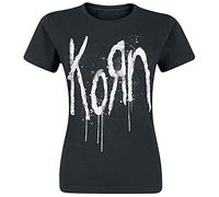 Korn Still A Freak Donna T-Shirt Nero 100% Cotone Regular