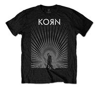 Korn - T-Shirt # M Unisex Black # Radiate Glow