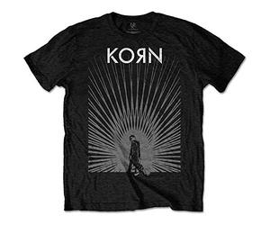 Korn - T-Shirt # S Unisex Black # Radiate Glow