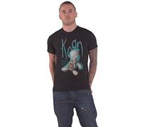 KORN T Shirt SOS Doll Band Logo Nuovo Ufficiale Uomo Nero Size Large