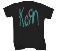 KORN T Shirt SOS Doll Band Logo Nuovo Ufficiale Uomo Nero Size Medium