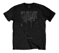 Korn - T-Shirt # Xl Unisex Black # Knock Wall