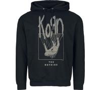 Korn The Nothing Uomo Felpa con Cappuccio Nero L 80% Cotone, 20% Poliestere Regular