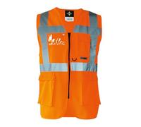 Korntex Gilet ad Alta visibilità, Multifunzione, con Tasche