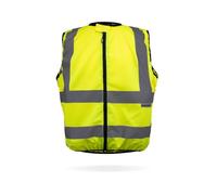 Korntex Hi-Vis - Gilet di Sicurezza per Motociclisti, KXMOTOGXXL, Giallo segnaletico XXL