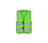 Korntex KWNG100XXS - Gilet ad Alta visibilità Standard, per Bambini, Colore: Verde Fluo