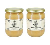 KoRo - Crema di arachidi bio 2 x 500 g - Qualità bio - Senza additivi - Confezione doppia