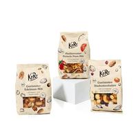 KoRo - Discovery Set Mix di frutta secca bio - 3 mix di frutta secca tascabili - Vegan - Ideale da condividere e regalare