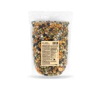 KoRo - Mix di legumi tostati e salati 1 kg - snack vegetale ricco di proteine, vegano, conveniente, con fagioli di soia, edamame e piselli