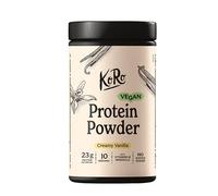 KoRo - Proteine vegane in polvere alla vaniglia extra cremose 300 g - vegan - da riso, soia e piselli