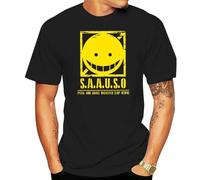 Koro Sensei Assassination Classroom Men's T Shirts Black XL