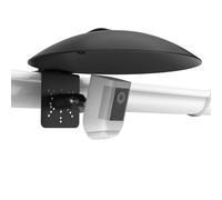 Koroao Copertura parasole universale con staffa di montaggio regolabile per grondaia, compatibile con fotocamere Blink, Ring, Eufy, Arlo, Wyze, Link Tapo, per tutte le telecamere di sicurezza con vite