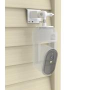 Koroao Staffa di montaggio laterale in vinile per videocamera di sicurezza Arlo Essential Pan Tilt 2K e Arlo Essential Indoor Pan Tilt Security Camera 2K (versione 2025) (bianco)