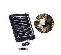 KOROBIE Fotocamera da tracciamento, Trail Camera Solar Panel 8000mAh Power Supply 3 IP54 Waterproof Charger For Outdoor Surveillance Camera per il monitoraggio della fauna selvatica all'aper